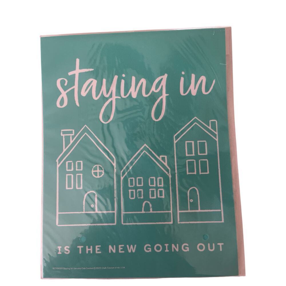 NWT Chalk Couture 8.5 x 11  Reusable Transfer‎